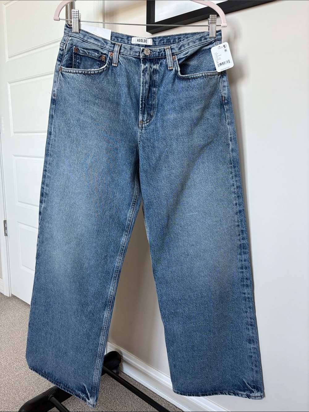 Free People Agolde Keira Jeans — downtown color